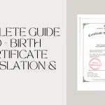Acquire an official translation of a birth certificate Now!