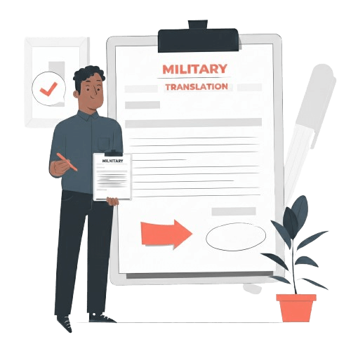 ترجمة قانونية معتمدة للمستندات العسكرية